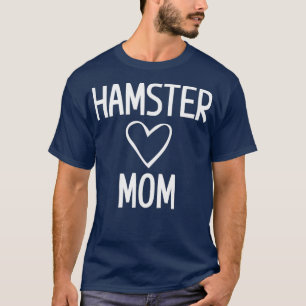 Camiseta Hamster Mãe Coração Engraçado Piada Família S
