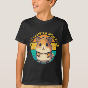 Camiseta Hamster Mãe Sempre Engraçado Hamster Mãe Dia de as