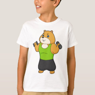 Camiseta Hamster Malhação Dumbbell