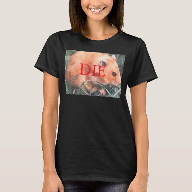 Camiseta Hamster Mortal Ameaça à Morte (Frente)