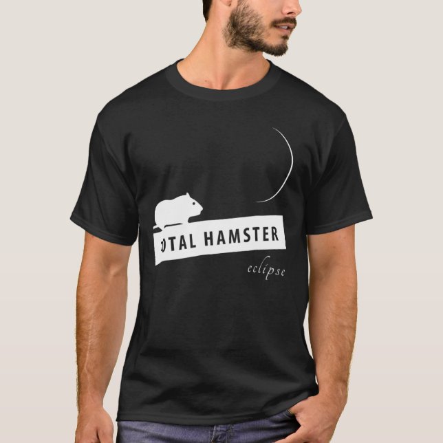 Camiseta Hamster Na Montanha Olhando À Lua (Frente)