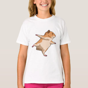 Camiseta Hamster nas Pernas Estressantes de Yoga