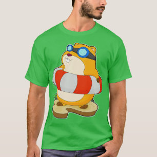Camiseta Hamster Natação Lifebuoy