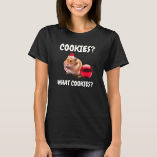 Camiseta Hamster O Que Cookies Idea Festiva Xmas