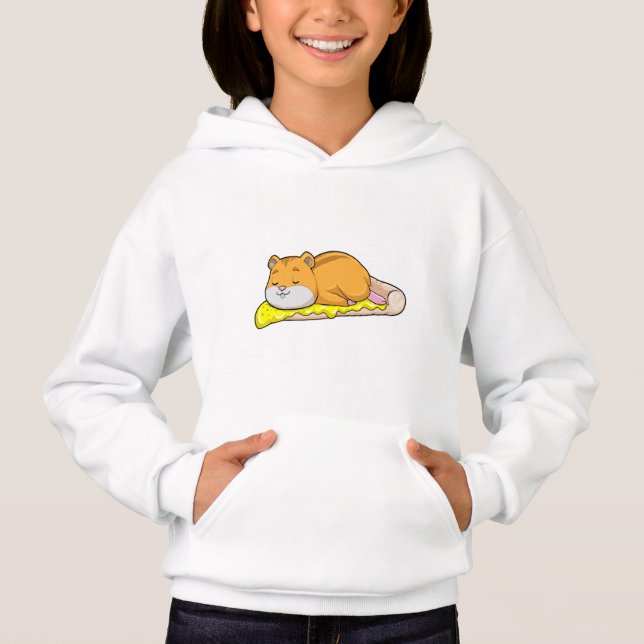 Camiseta Hamster & Pizza com Queijo (Frente)