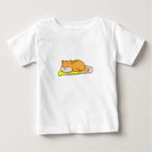 Camiseta Hamster & Pizza com queijo