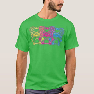 Camiseta Hamster Presente de Hamsters Retro dos anos 80