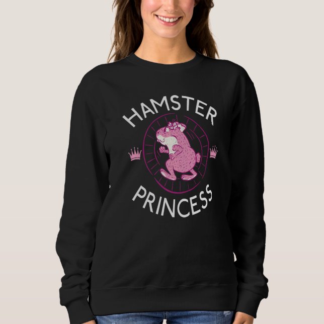 Camiseta Hamster Princesa Cute (Frente)