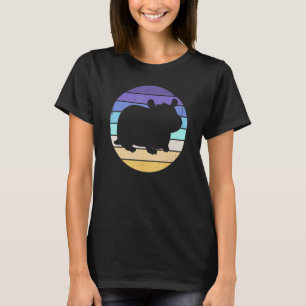 Camiseta Hamster Retro Hamsters Animal Pet Gráfico