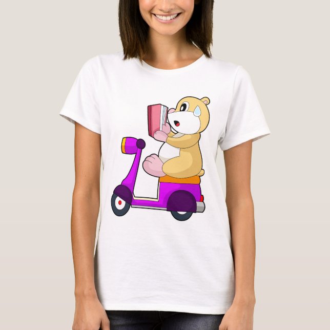 Camiseta Hamster Scooter (Frente)