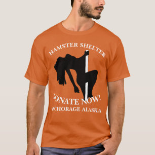 CAMISETA HAMSTER SHELTER DONATE AGORA ANCORAGE ALASKA
