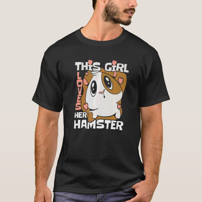 Camiseta Hamster Sírio Hamster Dwarf Hamster Gril (Frente)