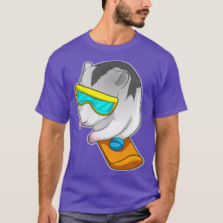 Camiseta Hamster Snowboarder Snowboard