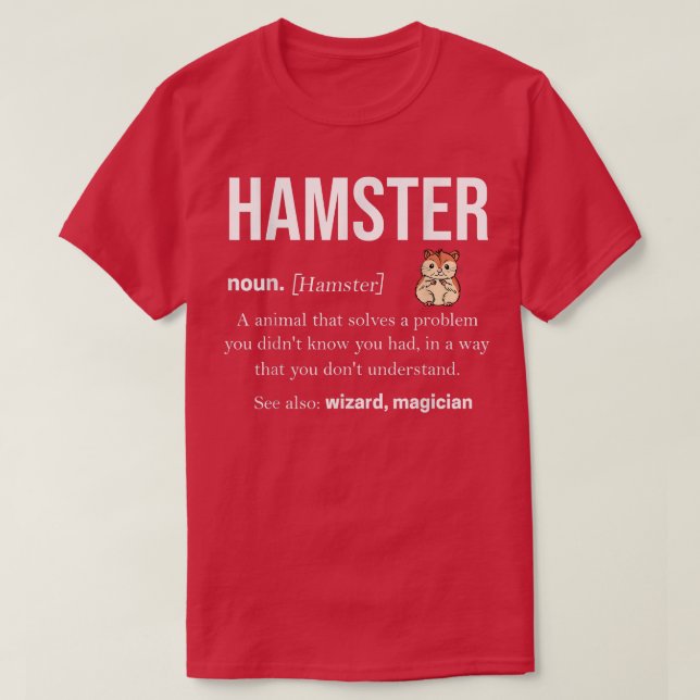 Camiseta Hamster Tshirt Pet Rodent Guiné Pig Dwarf2622 (Frente do Design)
