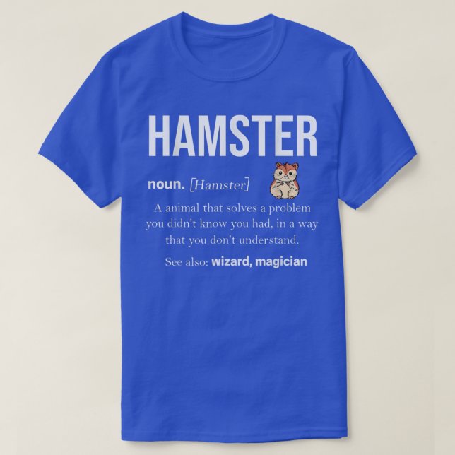 Camiseta Hamster Tshirt Pet Rodent Guiné Pig Dwarf 711 (Frente do Design)