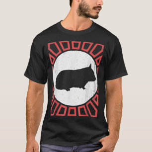 Camiseta Hamster Vintage Estilo de Retro