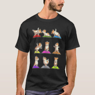 Camiseta Hamster Yoga Possui ginástica esportiva Ohm Heartb