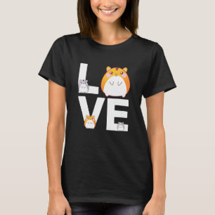 Camiseta Hamsters Adorados Camiseiros Brinquedos Animais