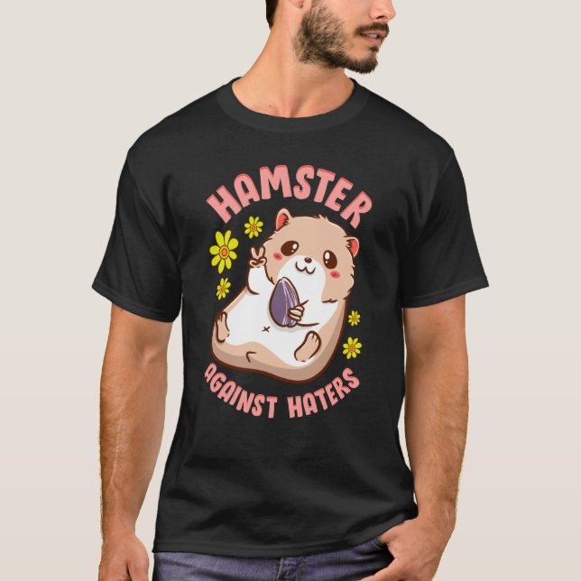 Camiseta Hamsters against Haters Anti Hate Speech (Frente)
