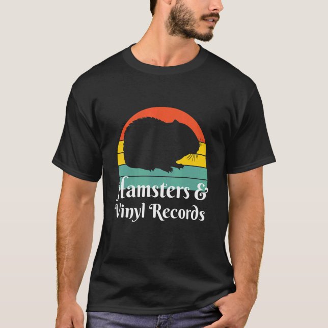 Camiseta Hamsters And Vinyl Records (Frente)