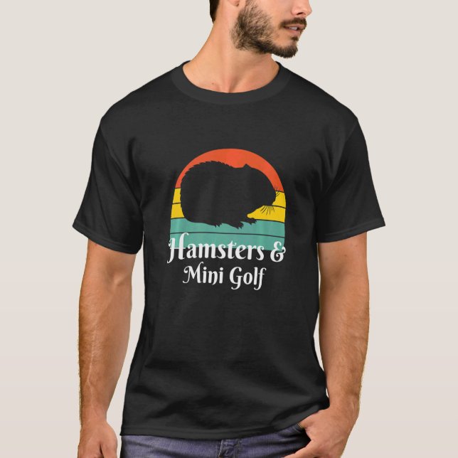 Camiseta Hamsters E Mini Golfe (Frente)