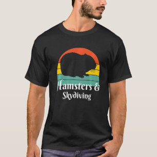 Camiseta Hamsters E Skydiving Skydiver