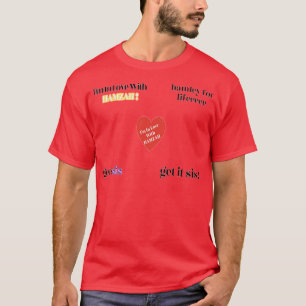 Camiseta Hamzahthefantastic quatro adesivos