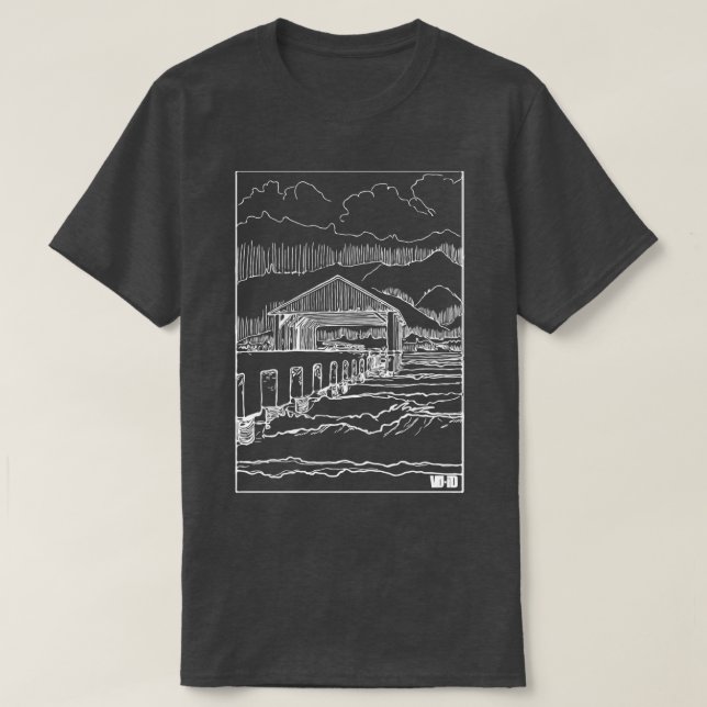 Camiseta Hanalei Bay Pier (Frente do Design)