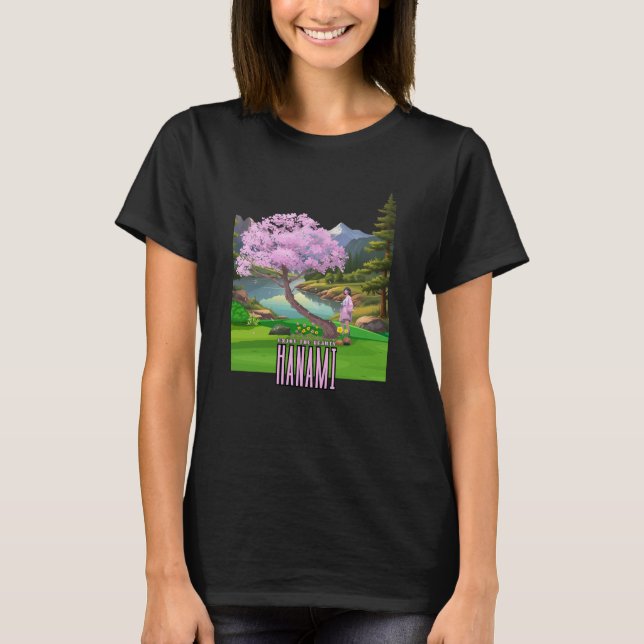 Camiseta Hanami "Aproveite a Beleza" (Frente)
