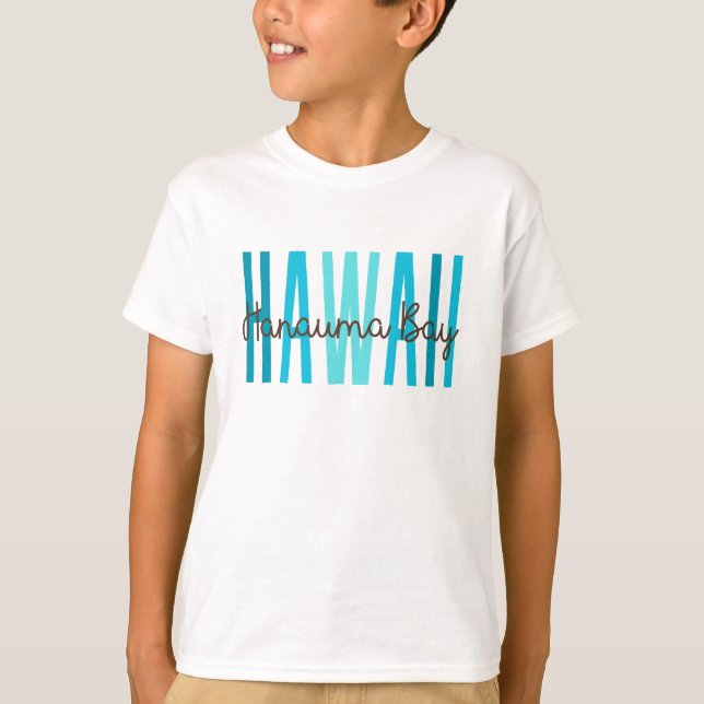 Camiseta Hanauma Bay Hawaii (Oceano) (Frente)