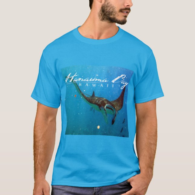 Camiseta Hanauma Bay Oahu Manta Ray (Frente)