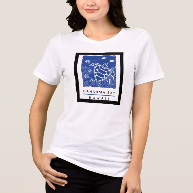 Camiseta Hanauma Bay Turtle (Frente)