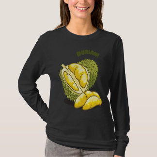 Camiseta Hand drawn Durian   Tropical Fruit