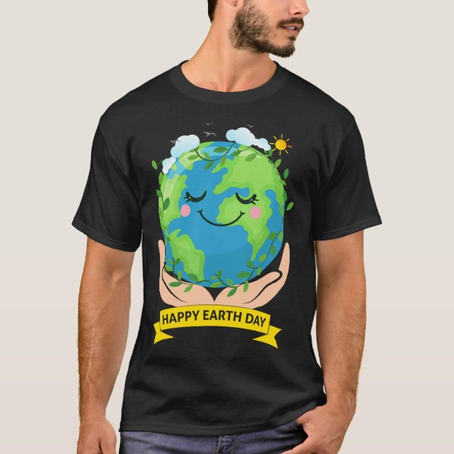 Camiseta Hand Earth Global Warming Climate Change Awareness (Frente)