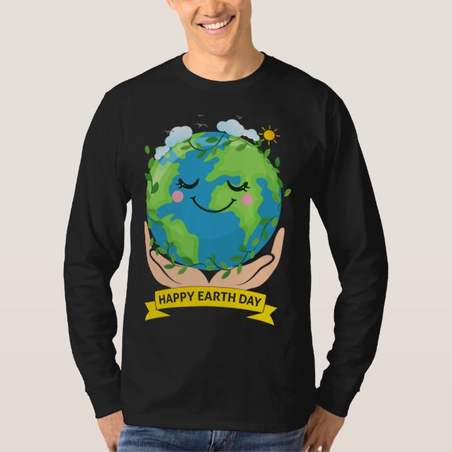Camiseta Hand Earth Global Warming Climate Change Awareness (Frente)