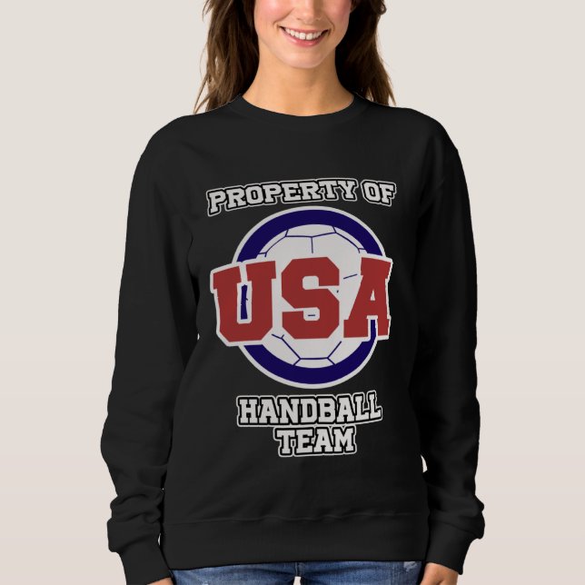 Camiseta Handball  for Sports Fans Property of USA Handball (Frente)