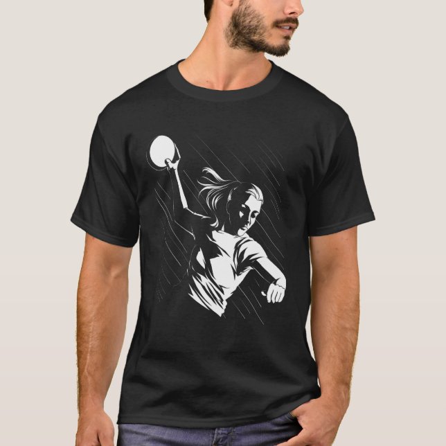 Camiseta Handball Player Handball Ball Outfit Handball Live (Frente)