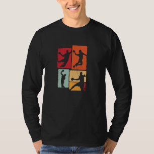 Camiseta Handball Sport Coach Tournament Ball Vintage Handb