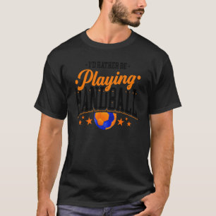 Camiseta Handebol Gráfico Para Meninas Mulheres Crianças H