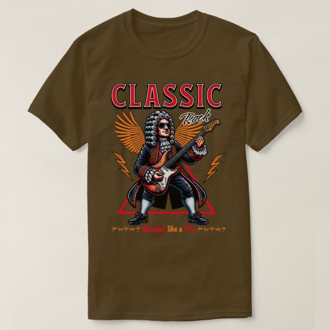 Camiseta Handel Classic Rock (Frente do Design)