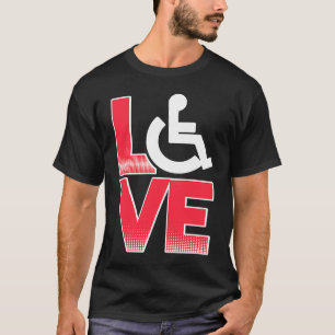 Camiseta Handicap Humor Love Disabled Survivor Warrior