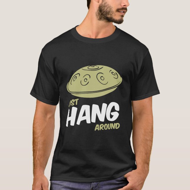 Camiseta Handpan Hang Music Sound Design Premium (Frente)