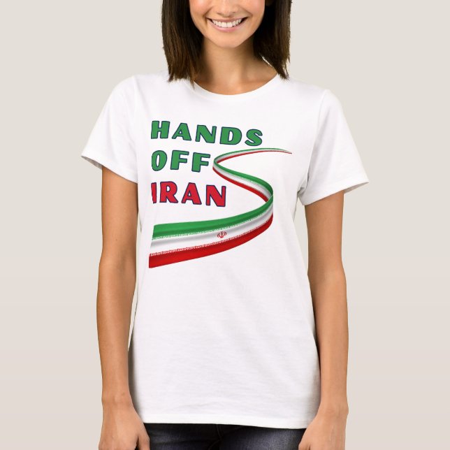 Camiseta Hands Off Iran (Frente)