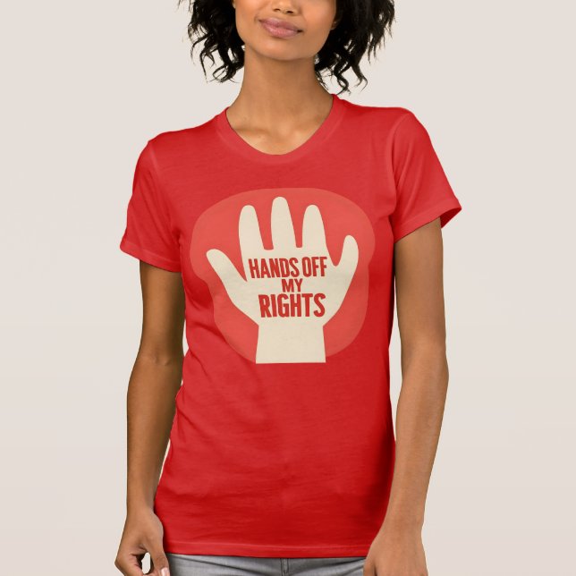 Camiseta Hands Off My Rights – Equality  (Frente)