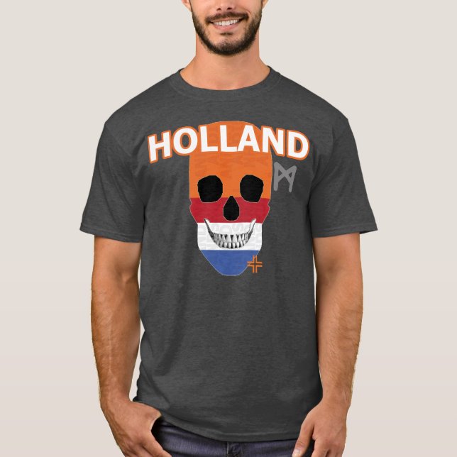 Camiseta HANDSKULL Holland básico B2 (Frente)