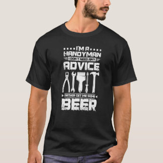 Camiseta Handyman Me Traz Cerveja