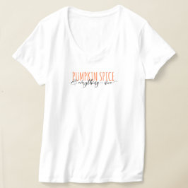 Camiseta Hanes Nano V-Neck com Temática de Abóbora