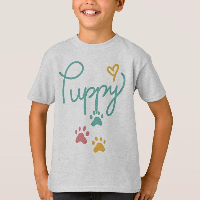 Camiseta Hanes TAGLESS® para crianças (Frente)