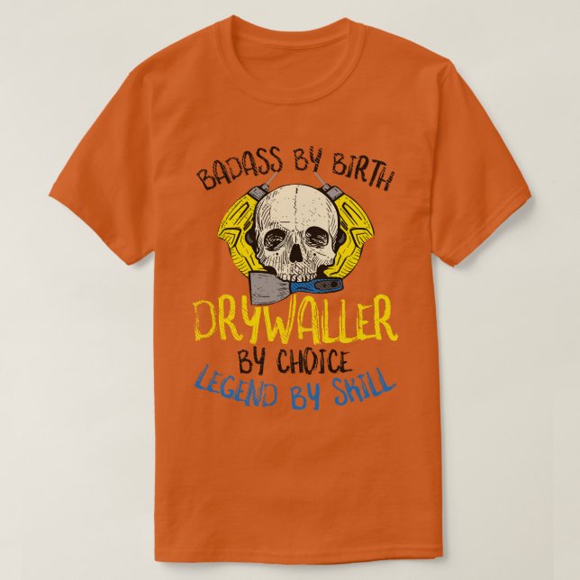 Camiseta Hang Drywall Installer Carpenter Master (Frente do Design)