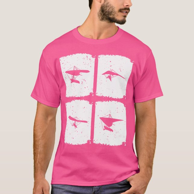 Camiseta Hang Glider Hang Hang Glider Hang Glhouette (Frente)